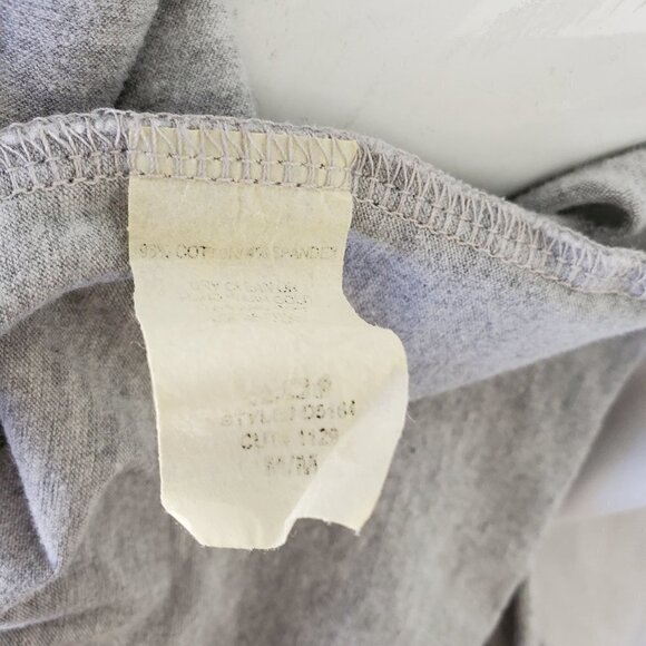 Red Rose T Shirt Dress Tunic Top Sleeveless Distressed Open Front Womens Medium - Picture 11 of 11